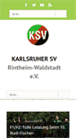 Mobile Screenshot of karlsruher-sv.de